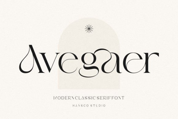 Avegaer: A Stylish Serif Font for Modern Branding