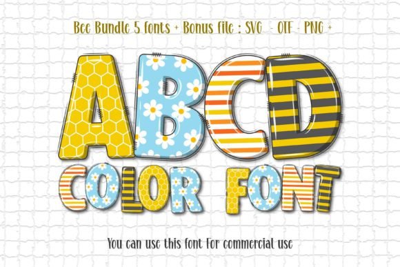 Bee: A Whimsical Color Font for Campaigns