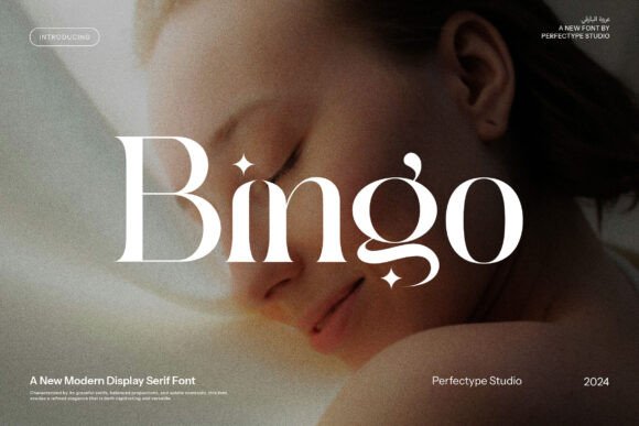 Bingo: A Luxurious Serif Font for Elegant Branding