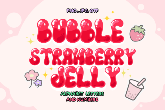 Bubble Strawberry Jelly: A Sweet Handwritten Typeface