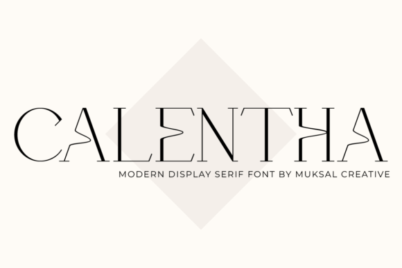 Calentha: The Modern Serif Font for Campaigns