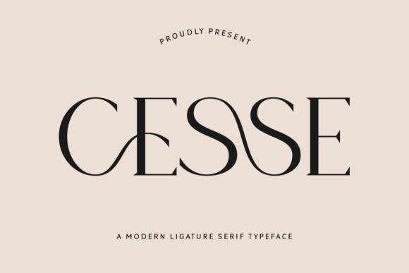 Cesse: A Modern Serif Typeface for Elegant Branding
