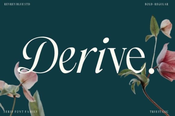Derive: A Stylish Serif Font for Modern Campaigns