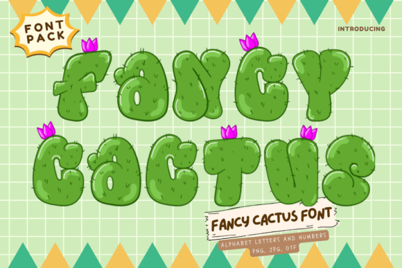 Fancy Cactus: A Quirky Color Font Review