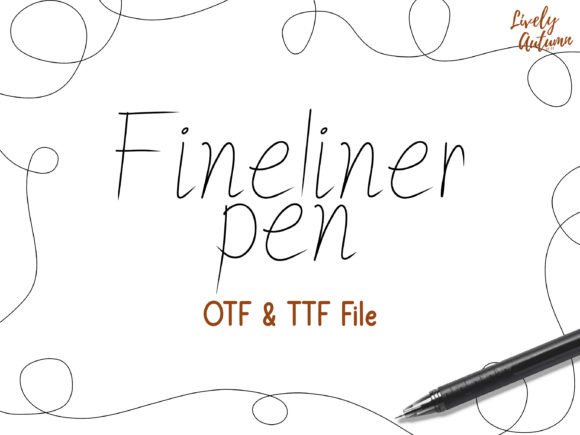 Fineliner Pen: A Sharp Script Font for Web Design