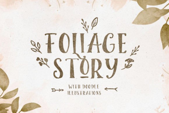 Foliage Story: A Hand Lettering Serif for Modern Brands