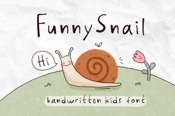 Funnysnail: A Childish Script Handwritten Font for Branding