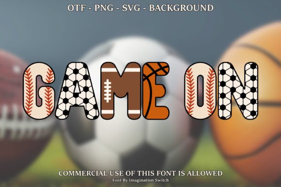 Game on Collection: A Vibrant Color Font for Editors