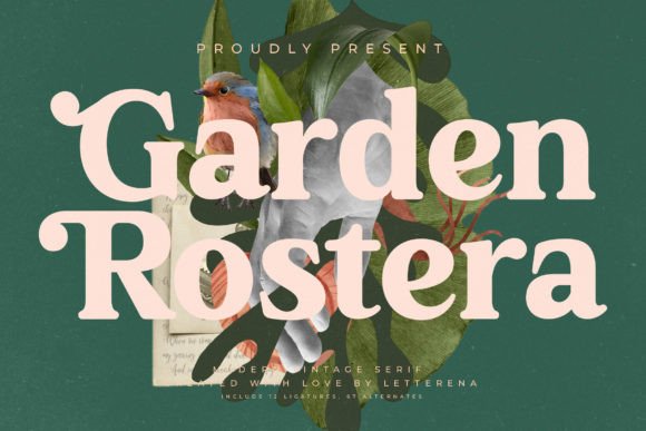 Garden Rostera: A Modern Serif for Luxury Branding