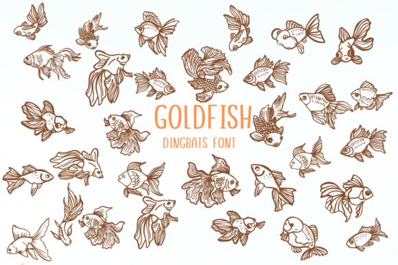 Gold Fish: A Sketched Dingbats Font for Web Design