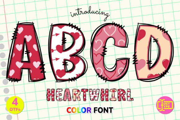 Heartwhirl: A Valentine Color Font Review for Marketers