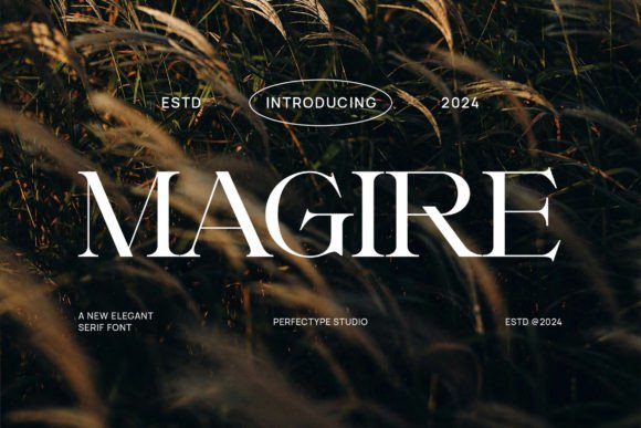 Magire: The Elegant Serif Typeface for Modern Brands