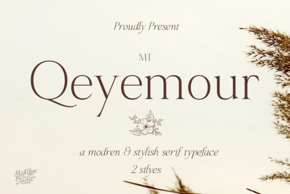 Reviewing Mt Qeyemour: A Modern Serif for Elegant Branding