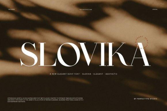 Slovika: A Modern Serif Font for Editorial Design
