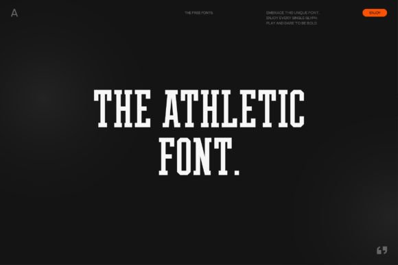 The Athletic: A Bold Serif Font for Marketers