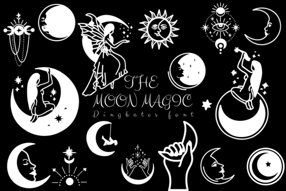 The Moon Magic: A Celestial Display Font Review