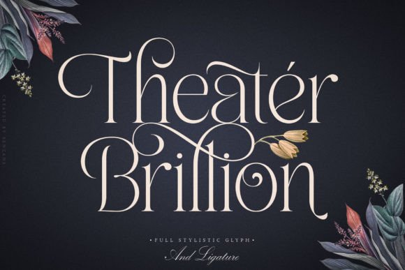 Theater Brillion: A Bold Serif Font for Web Design