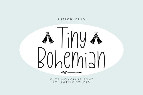 Tiny Bohemian: A Whimsical Script Font for Creative Campaigns