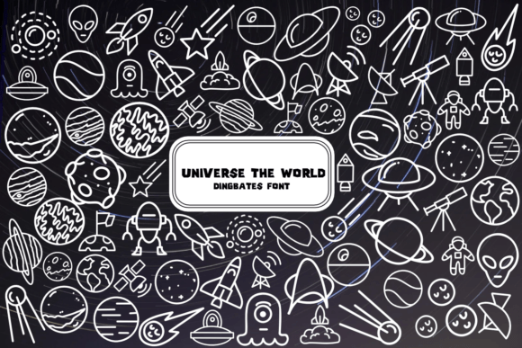 Universe the World: A Cosmic Font for Digital Design