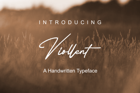 Viollents: The Handcrafted Script Font for Authentic Campaigns