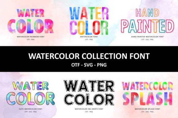 Watercolor Collection: A Premium Font for Web Design